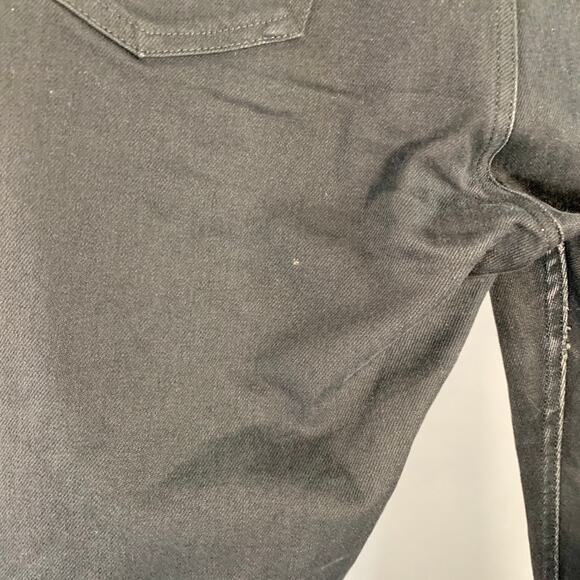 A.P.C. Size 36 Black Twill Cotton Blend Tapered Five Pockets Jeans - Picture 4 of 7